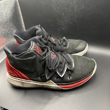 Nike Kyrie 5 GS AQ2456-600 Black / Red Basketball Shoes Youth Size 6.5Y
