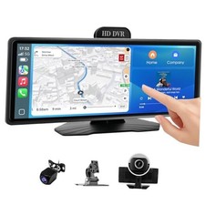 9.3" HD Touch Screen Car Stereo, Portable Wireless CarPlay  Android Auto,