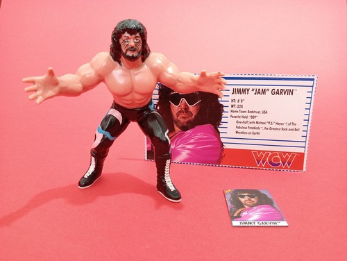 WCW Galoob  Jimmy 'jam' Garvin Wrestling Figure &a...