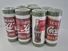 9 Rolls Vintage 90s COCA COLA Coke Bottle Soda Advertising Wallpaper Border