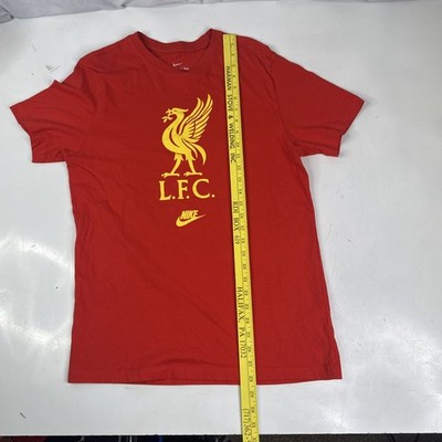 Liverpool FC Nike T-Shirt Red Logo The Nike Tee Size Mens M | eBay