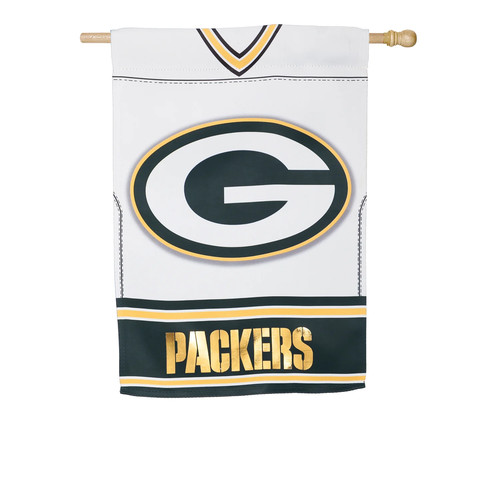 Flag, DS Suede, Foil, Reg, Jersey, Green Bay Packers,13s3811blj - Picture 2 of 3