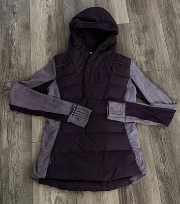 Lululemon Fluff Off Pullover 800 fill Down Puffer Jacket Size 8 Woman s