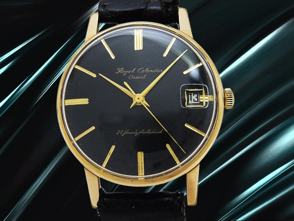 Orient Royal Calendar Ref.F92006 21J Manual Wind Vintage Watch