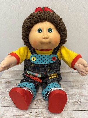 HASBRO Transitional Cabbage Patch Kids #12 Single Poodle Pony Brunette Girl Doll