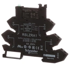 1pc SCHNEIDER ELECTRIC RSL1PRBU Relay w/Socket,24VDC Ctrl,277V Switching,6A