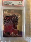 1993-94 Fleer Ultra MICHAEL JORDAN Inside/Outside. Card #4 of 10. PSA NM-MT  8