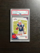 ROB GRONKOWSKI 2010 Score Rookie RC Card #383 Graded PSA 9 Mint! Patriots. rookie card picture