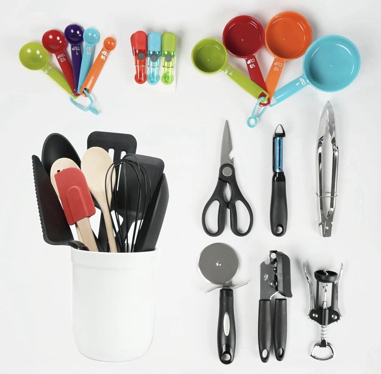 HAWOK 28 Pcs Kitchen Utensils Set, Kitchen Gadgets Tools Set
Opens in a new window or tab