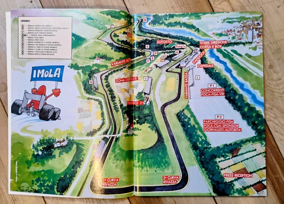 Formula 1 Grand Prix Program Imola San Marino 1992 - Image 2 of 4