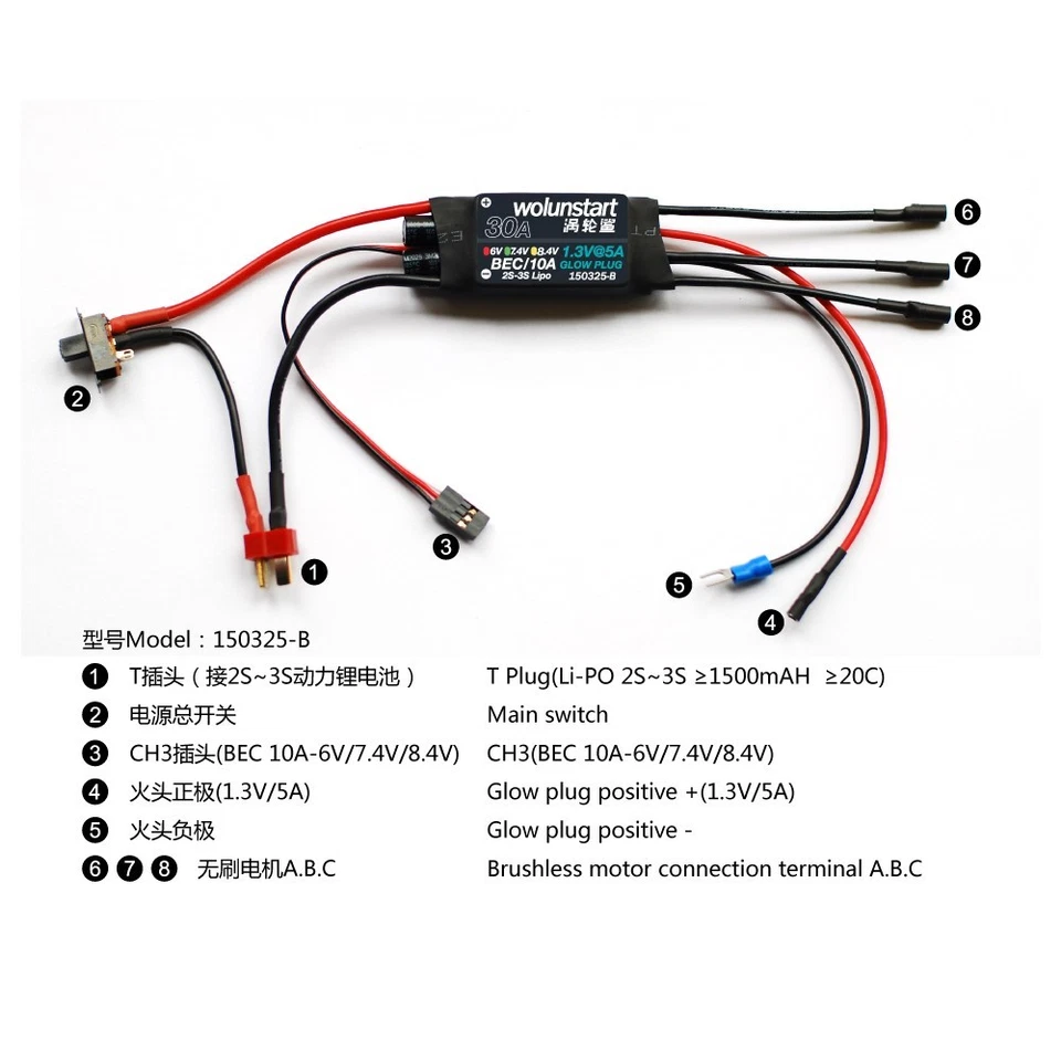 wolunstart remote start Electric Starter (E-start) 150325-B For Traxxas EZ-Start - Image 3 of 3