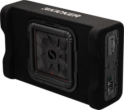 KICKER 53PL7TDF12 CAR/TRUCK 12'' PL7TDF POWERED DOWN-FIRING SUBWOOFER ENCLOSURE
