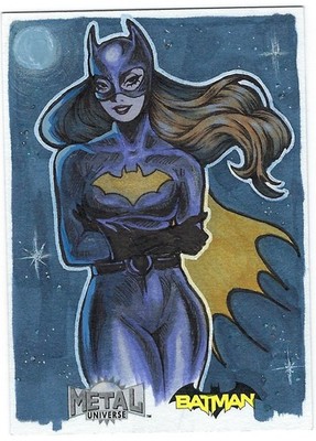 2025 Skybox Metal Universe Batman Sketch BATGIRL 1/1 by Elis i