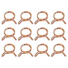 12Pcs 23mm ID Double Wire Spring Hose Clamp Spring Clips Clamps