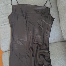 Forever 21 Women's Black Full Slip, Size M, Adjustable Straps, Solid
