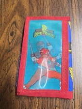 Vintage Saban 1994 Mighty Morphin Power Rangers Lenticular Wallet Red Ranger