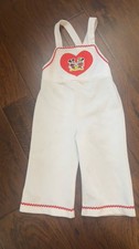 Vintage Handmade Disney Mickey Minnie Childs Romper READ