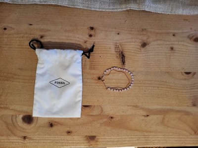 Fossil Damenarmband mit halbedlen Perlen und Karabinerverschluss - NEU