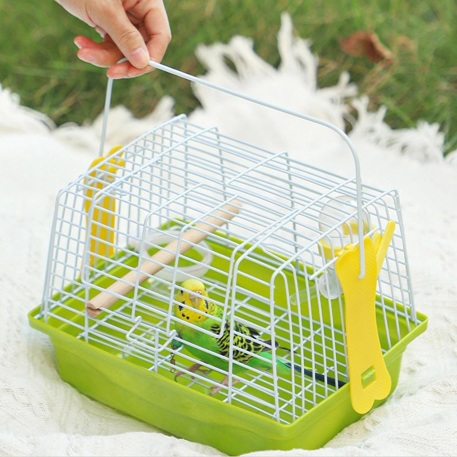 Bird Cage with Carry Handle Bird Carrier
Opens in a new window or tab