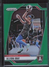 2024 Panini Prizm WNBA #96 Allisha Gray Green Prizms - Dream