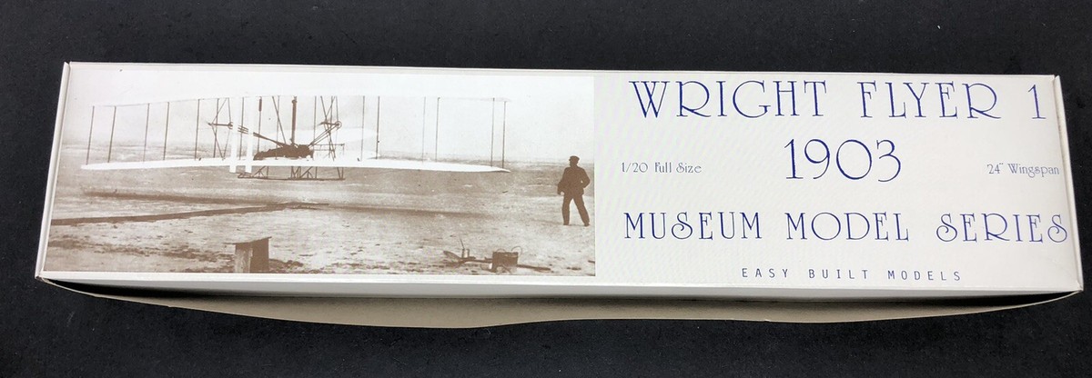Wright Flyer 1903 Museum Model Series D-10 Balsa Wood Kit 1/20