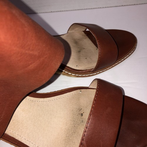Louise et Cie Womens Size 10 Brown Espadrille Open Toe High Heels Wedge Sandals - Picture 6 of 10