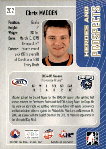 2005-06 ITG Heroes and Prospects Hockey - Pick Your Card - Picture 45 of 391
