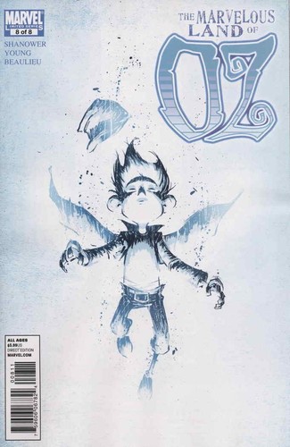 The Marvelous Land of Oz #8 (of 8) Skottie Young Cover 2010 Marvel Comics VF/NM - Foto 1 di 2