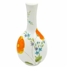 Mikasa Bud Vase Bone China Dancing Flowers A8275 8"