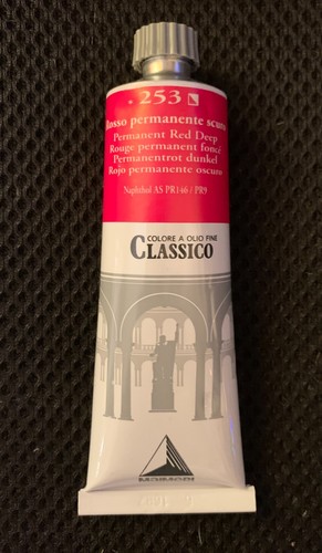 Maimeri Classico Ölfarbe - 60 ml - Permanent Deep Red - Neu & unbenutzt