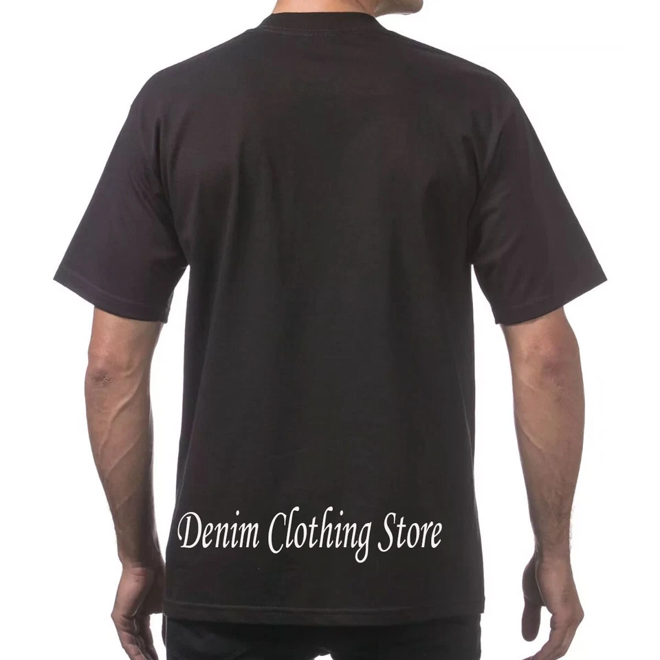 1 NEW PRO CLUB MEN'S BLANK HEAVY WEIGHT CREW NECK SHORT SLEEVE T-SHIRT S - 10XL - Image 4 of 4