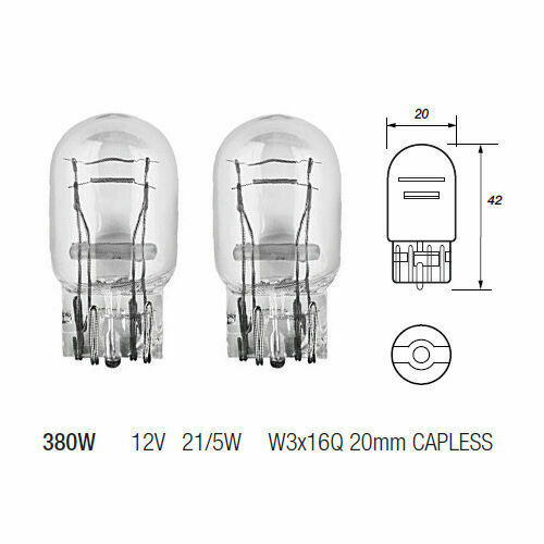 BALLACK Lampadine BAX8,5D Original 12V 1,2W (Coppia) - Omologate ECE R37 Per Auto, 2 Pezzi