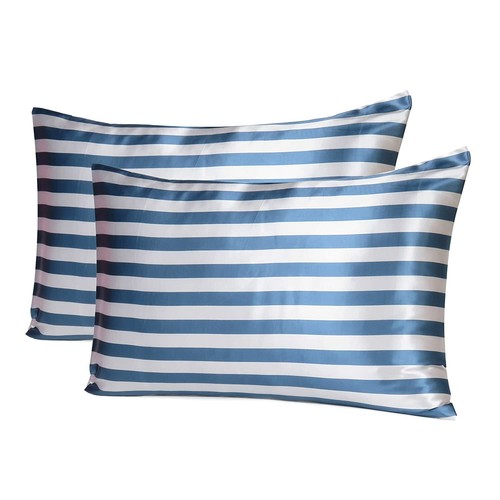 Decorative Throw Pillow Cover Satin Pillowcase Printed Bedding Cushion Covers - Picture 57 of 107