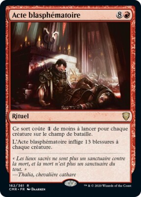 MRM FR/VF Blasphemischer Akt - Blasphemous Act NM MTG magic CMR