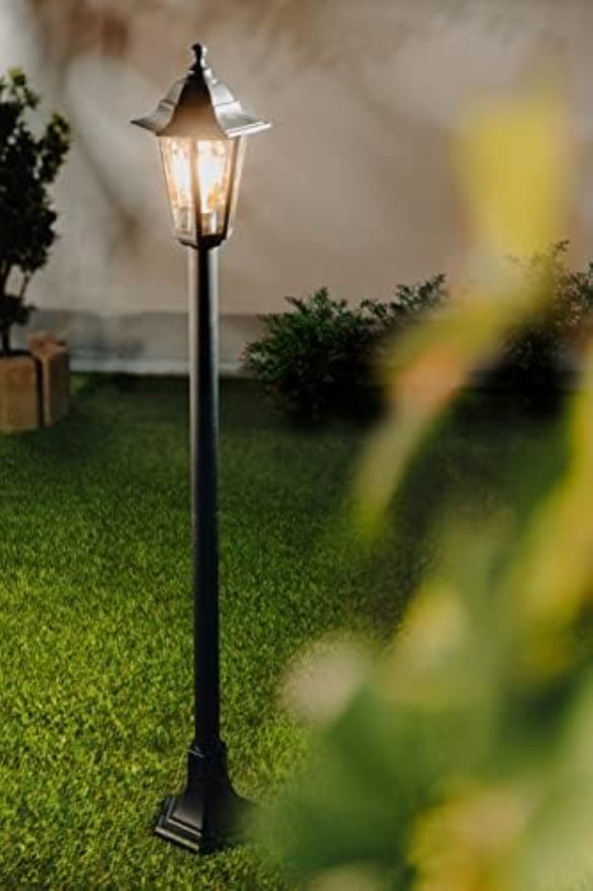 Illuminazione Giardino Vintage: Lanterna Tradizionale a Colonna