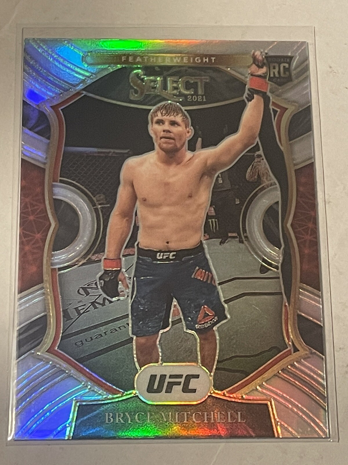 BRYCE MITCHELL UFC 2021 SELECT CONCOURSE SILVER PRIZM ROOKIE RC CARD NO. 81