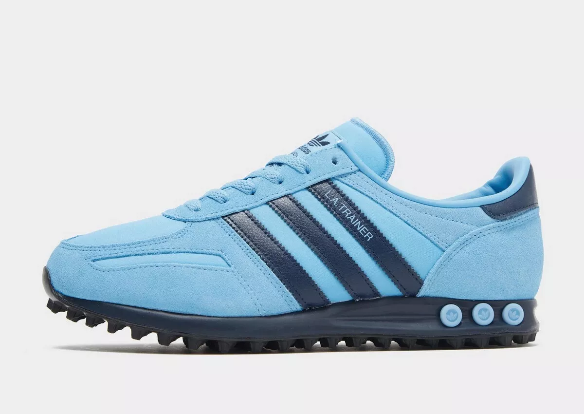 Adidas Los Angeles Suede Trainers Blue | eBay