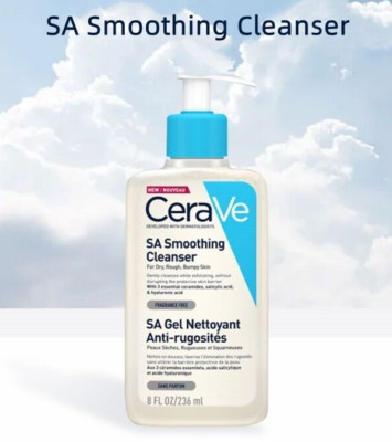 CeraVe SA Smoothing Cleanser 236 ml for Dry Rough Bumpy Sensitive Skin 236ml