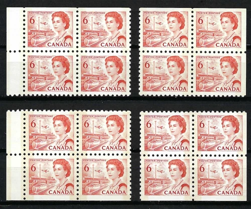 CANADA - UNITRADE 459p - VFNH - M/S BLANK CORNER BLOCK - TAGGED W2B - CENTENNIAL
