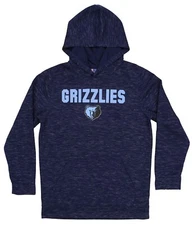 Outerstuff NBA Youth Boys Memphis Grizzlies Space Dye Hooded Scuba Shirt