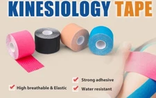 Kinesiology Tape Athletic Muscle Support Sport Elastic Physio Exercise USA Ship