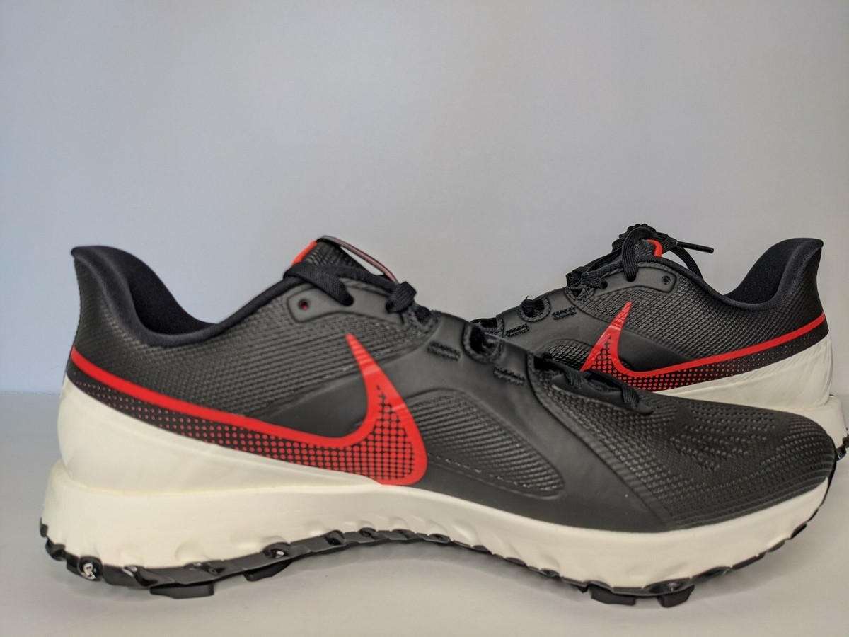 Nike React Infinity Pro Golf Shoes Size 11.5 WIDE Black Red White