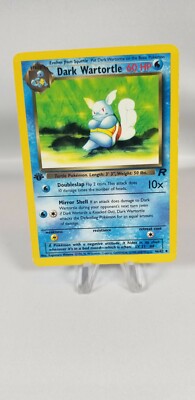 Pokemon Dark Wartortle Team Rocket 1st Edition 46/82