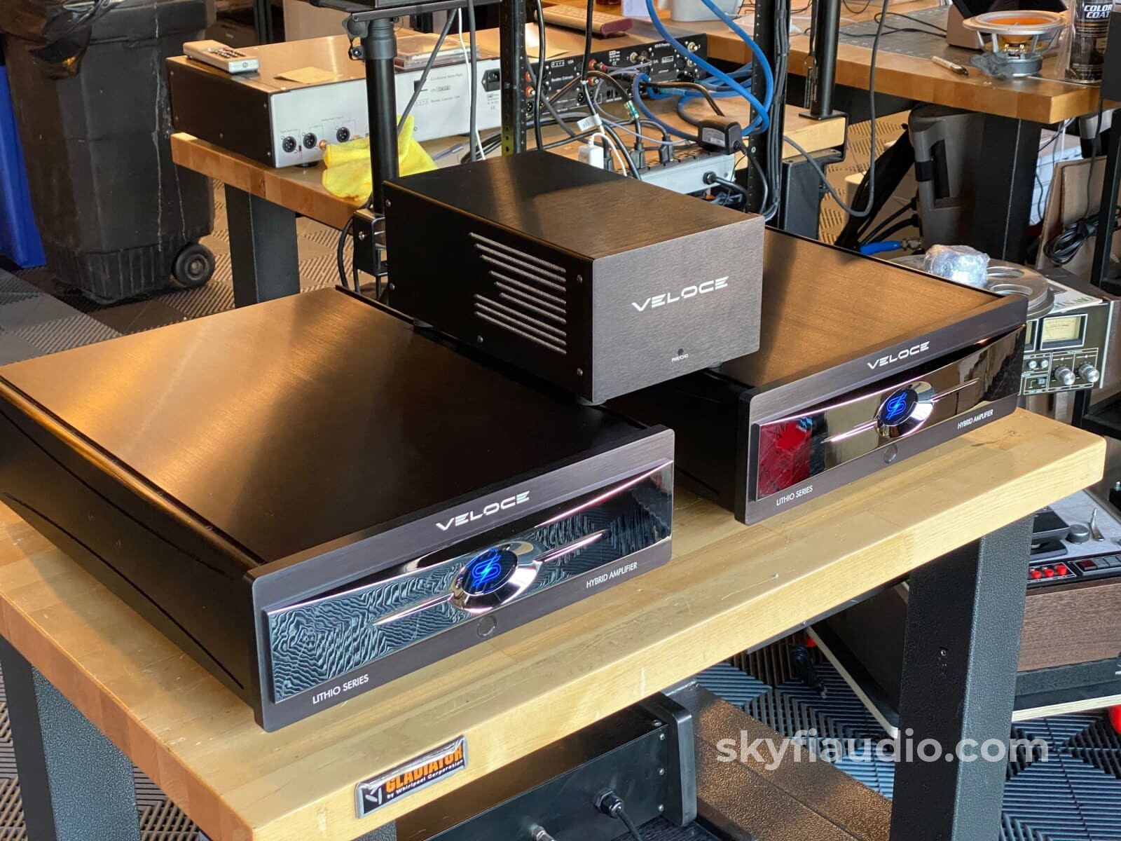 Veloce Audio - Lithio Series Saetta Hybrid Tube Monoblock Amplifiers - Rare