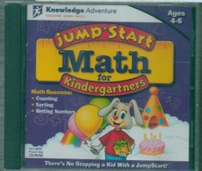 Jump's Start MATH for Kindergartners     Jewel Case  