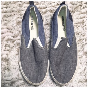 boys navy slip on shoes