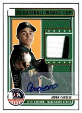 AIDEN CARELSE ARC AUTO 2023 Stars & Stripes 23/72 U-18 World Cup - Sout ID:65095