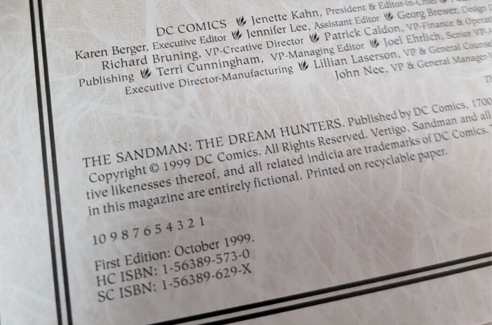 The Sandman: The Dream Hunters - Neil Gaiman, Y Amano - 1999 - 1ª Edición Foto 2 de 4