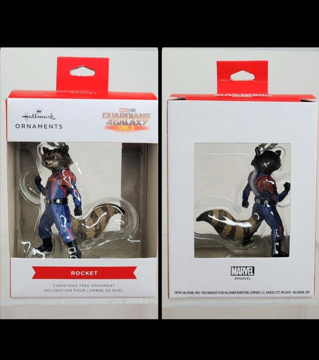 ROCKET Guardians Of The Galaxy Vol 3 Hallmark Christmas Tree