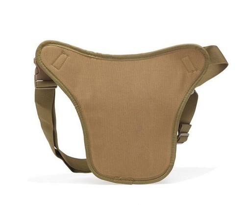 Motorcycle Rider Tactical Waist Drop Leg Thigh Bag Shoulder Hip Belt Fanny Pack - Picture 4 of 10